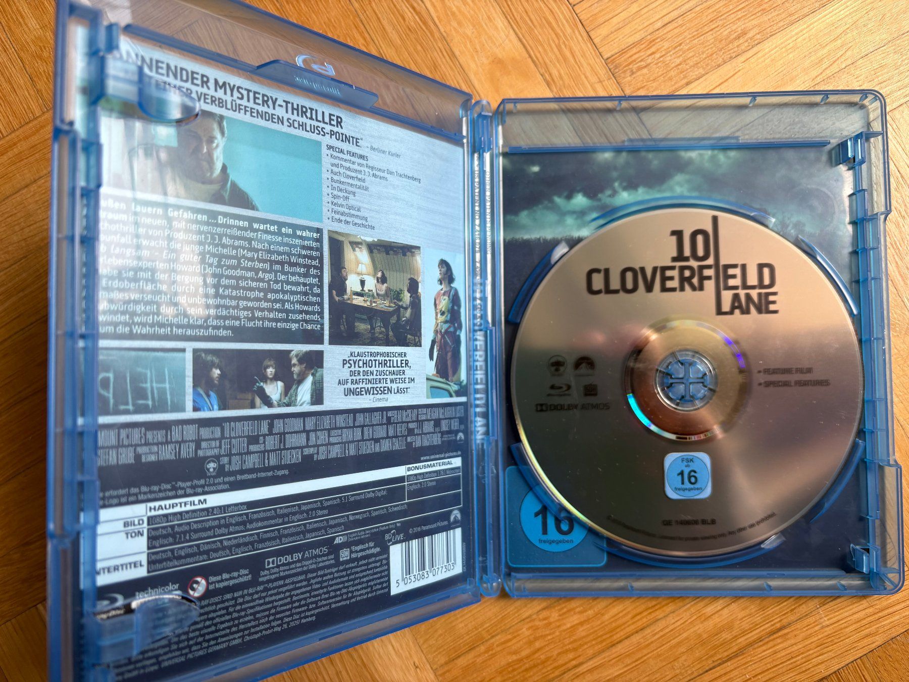Tutti i DVDs: 10 Cloverfield Lane - Blu-ray – Nuovo (secondo la descrizione) da Zürich venduto da Malcom 1
