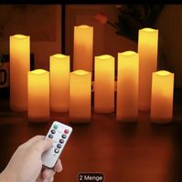 12-er Set LED Kerzen mit Fernbedienung