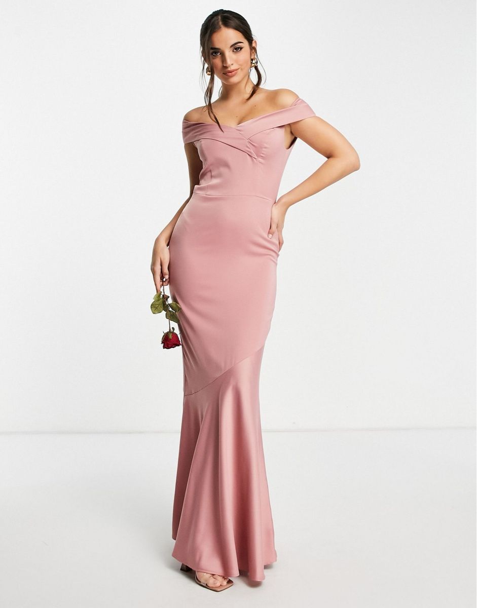 Kleider: Oasis - Bridesmaid - Blassrosa Maxikleid - Orginalpreis 150. – Neu und originalverpackt aus Zürich von luxuryoutlet1