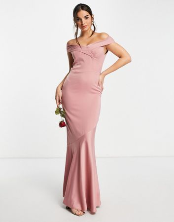 Oasis - Bridesmaid - Blassrosa Maxikleid - Orginalpreis 150.