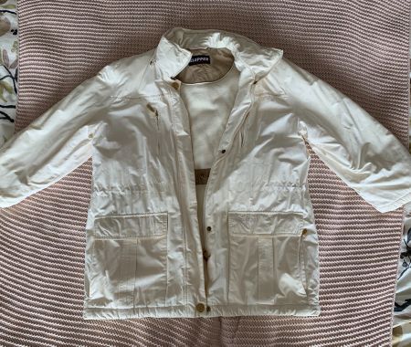 Veste hiver blanche pour femme, chic élégant