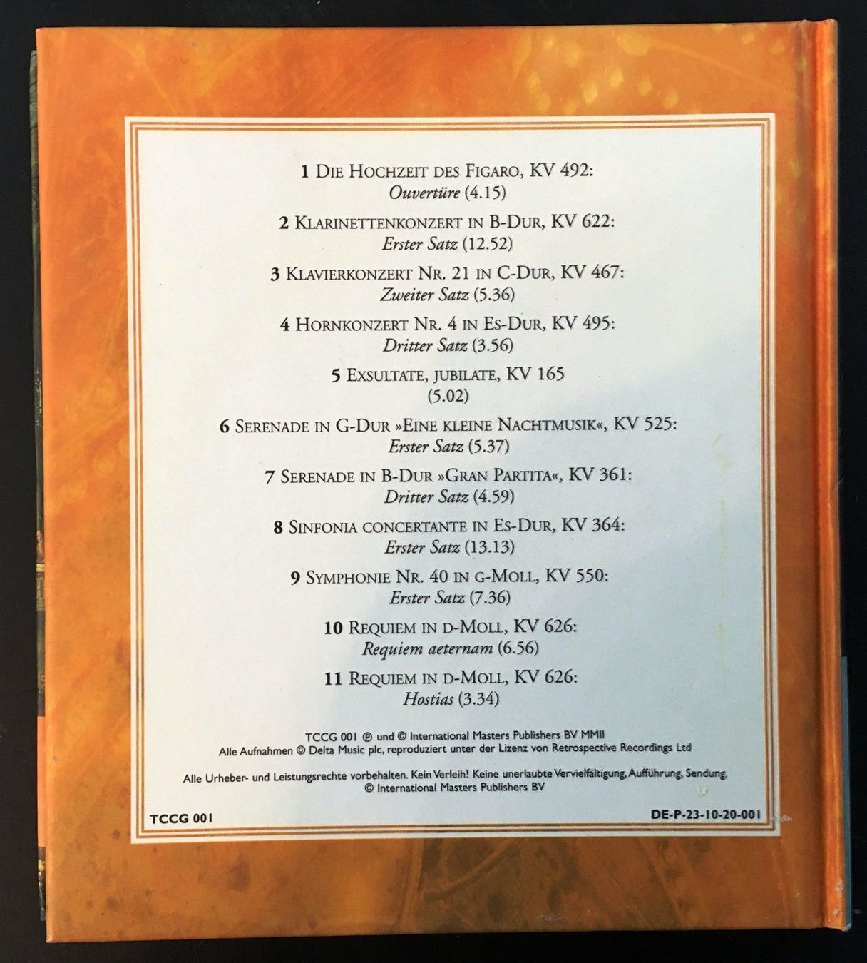 CDs: Mozart - Musikalische Werke - CD – Gebraucht aus Oftringen von Vucki 2