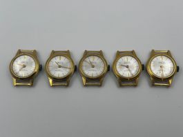 5 Marlyn Handaufzug Uhren