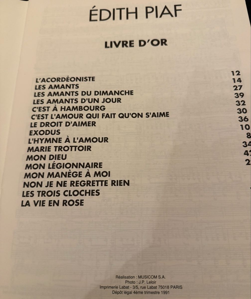 Dischi in vinile: Edith Piaf/ Songbook/16 Chansons – Usato da hunzenschwil venduto da Oldipark 1