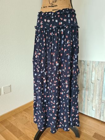 Yessica Sommer Maxi Rock, Gr. 42, Blumenmuster,