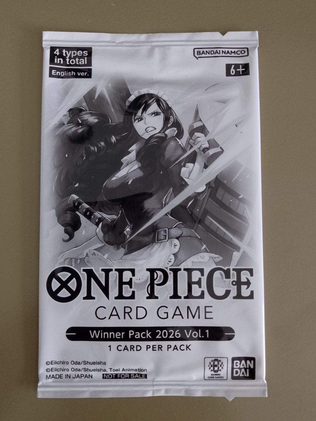 Bandai Carte collezionabili: One Piece 1x Winner Pack 2026 Volume 1 Englisch – Nuovo e nell'imballaggio originale da Jona venduto da Stack