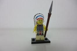 LEGO Minifigur CMF Serie 3 Indianer Häuptling