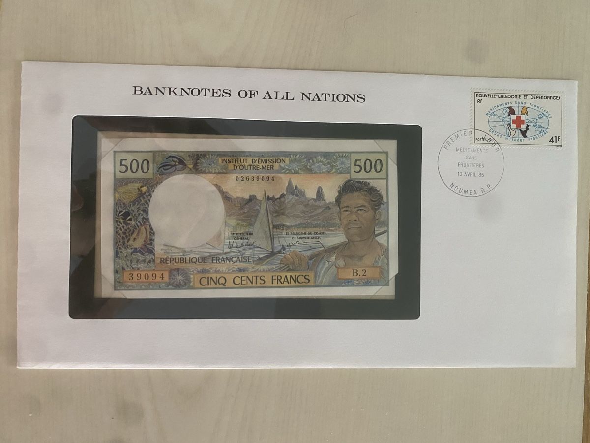 Banknoten: Banknotenbrief Nouméa  – Neu (gemäss Beschreibung) aus Muralto von Alex1912