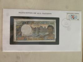 Banknotenbrief Nouméa 