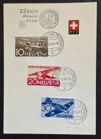 ZÜRICH ALBISGÜETLI 1944 FLUGPOST