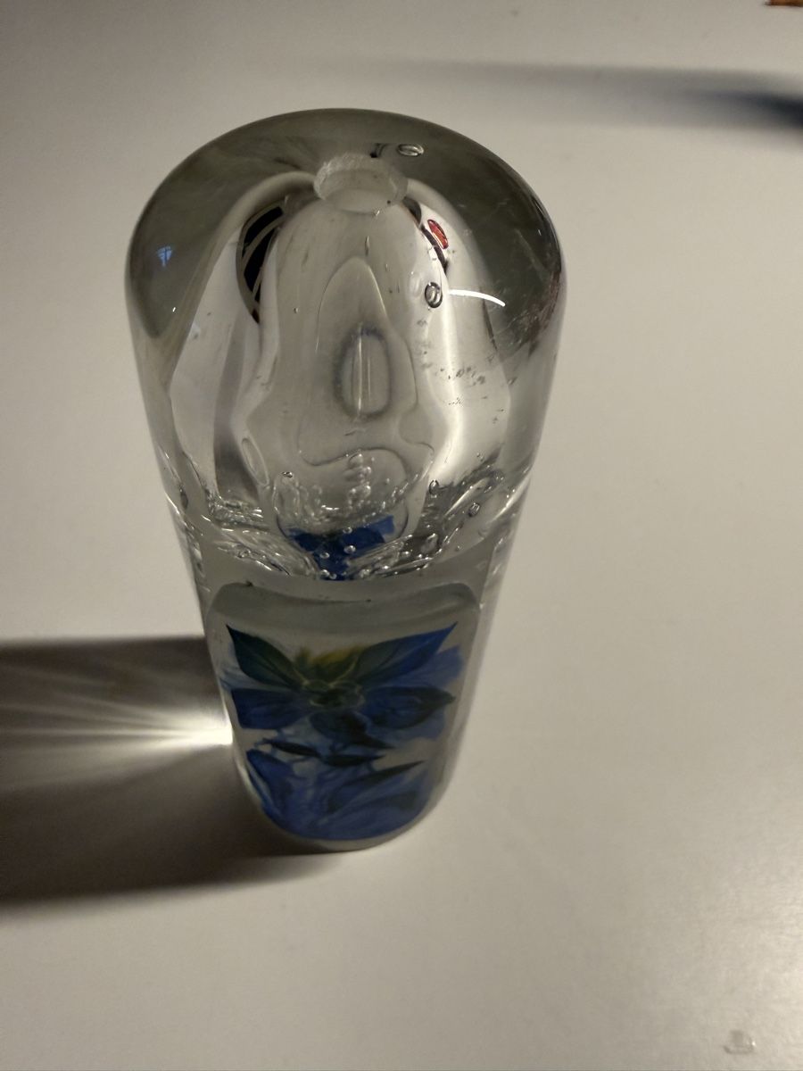 Vasi & Recipienti: Glasstudio Bobuski Vase , blaue Blüte, Top! – Nuovo (secondo la descrizione) da BASEL venduto da zum_schneugge 4