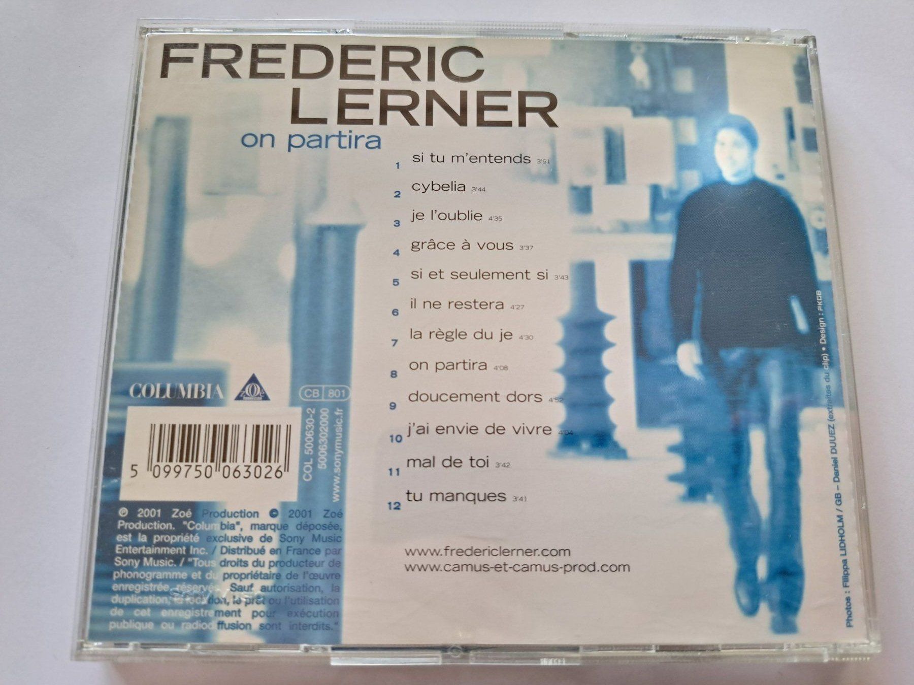CD: Cd Frédéric Lerner - On partira – Usato da Pully venduto da bro_n52j 1