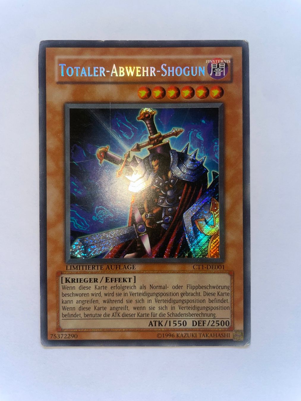 Yugioh Carte collezionabili: YuGiOh GOAT | Totaler-Abwehr-Shogun – Usato da Altstätten SG venduto da ChangeMaker