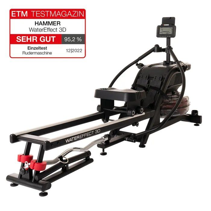 Hometrainer: Rudergerät HAMMER WaterEffect 3D – Neu und originalverpackt aus Sissach von Icebear4