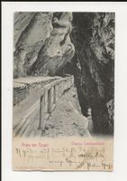 AK 1903 Gruss aus  Ragaz - Eingang Taminaschlucht