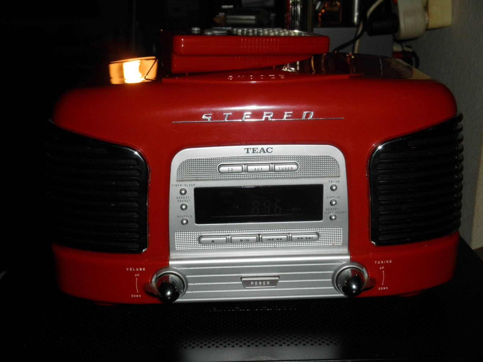 Teac Multimediaplayer & Streamer: Radio CD Player TEAC SL-D90 Rot Retro Design – Gebraucht aus Wittenbach von Nostalgie1965 8