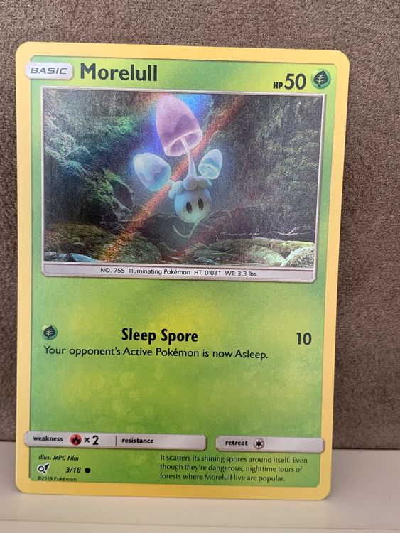 Morelull Holo ENG Detective Pikachu Pokemon 3/18 Kaufen auf Ricardo