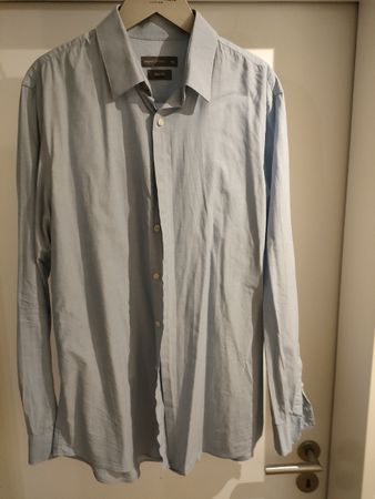 Hemd hellblau Grösse L / 42 Slim fit Angelo Litrico C&A