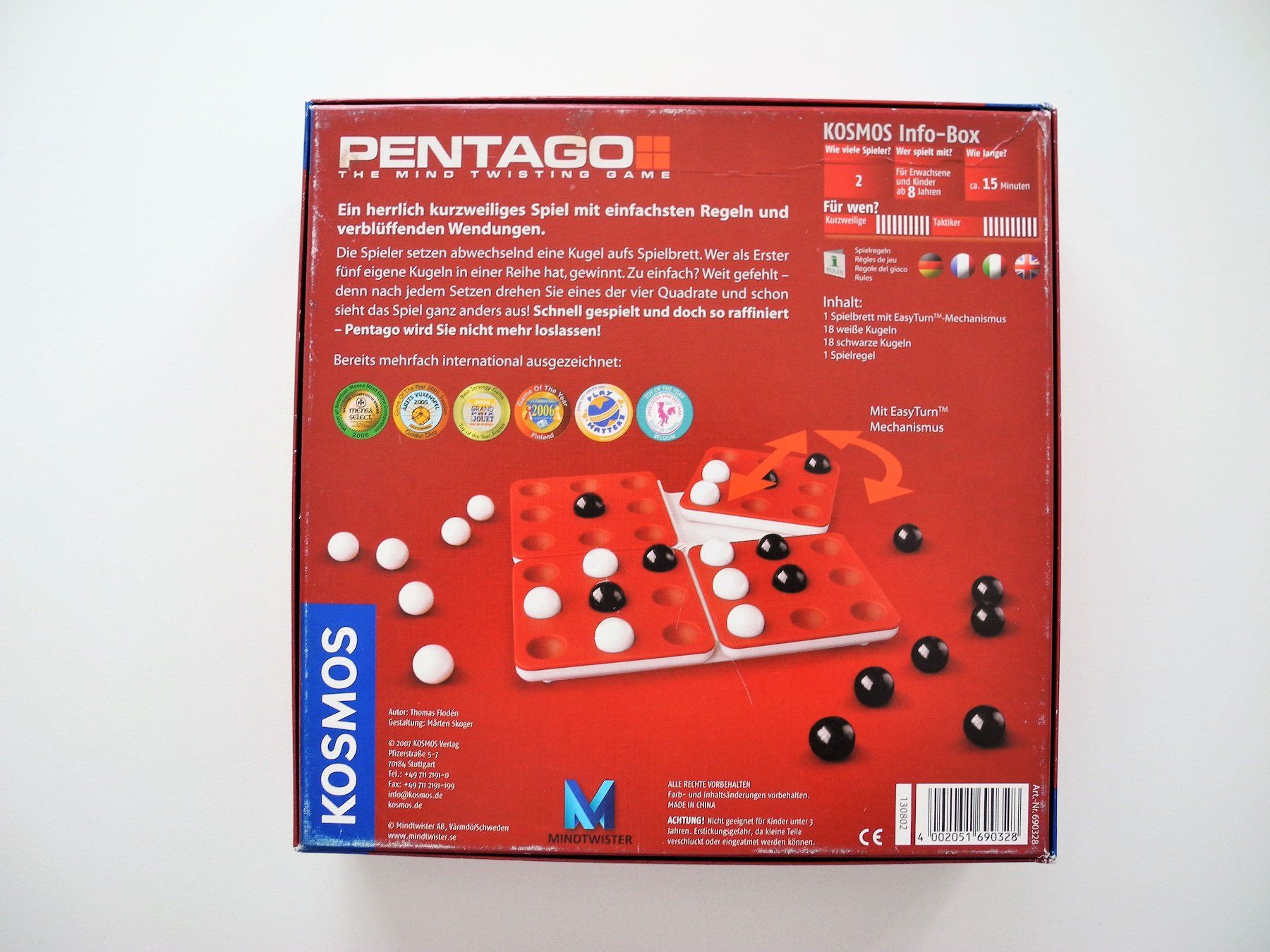 Kosmos Giochi: PENTAGO The Mind Twisting Game KOSMOS – Usato da Schlossrued venduto da Hier_und_Jetzt 3