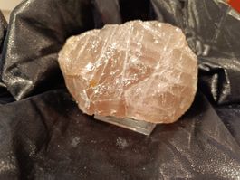 Rosenquarz Rohkristall Geode Heilsteinliebe, Vorschlag mögl.
