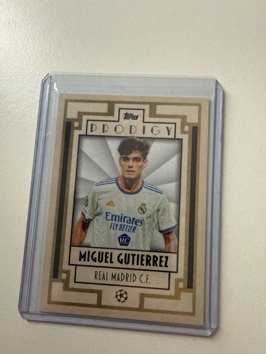 Topps Carte collezionabili: Miguel Gutierrez, Real Madrid, Topps  – Usato da Bäretswil venduto da pu0_7rmv