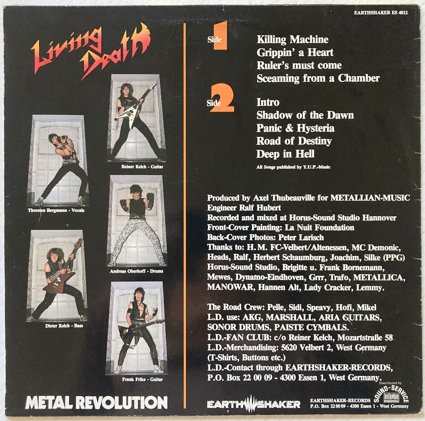 Dischi in vinile: LIVING DEATH - METAL REVOLUTION – Usato da Bottens venduto da hotter-than-hell 1