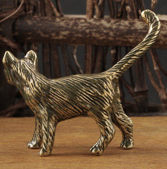 Statuette: Katze aus Messing – Nuovo (secondo la descrizione) da Uerkheim venduto da Kaufoption 3