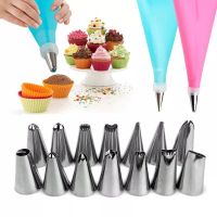 Set Dekoration Konditorei mit Spritzbeutel 16 Stück