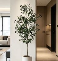 Künstlicher Olivenbaum 160cm mit Blättern und Fruechten