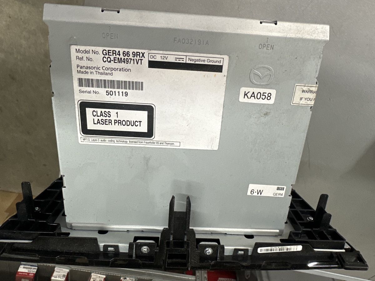 Radio: Original Mazda 6 Autoradio BJ2011 – Usato da Flawil venduto da LG-AG_Teilemarkt 1