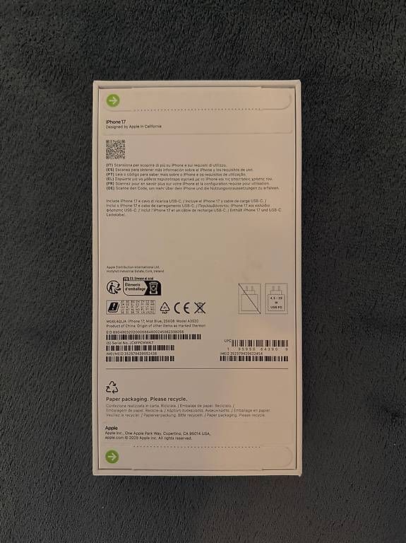 Apple Handys / Smartphones: iphone 17 256GB (Blue) – Gebraucht aus cully von jad_7ktf 1