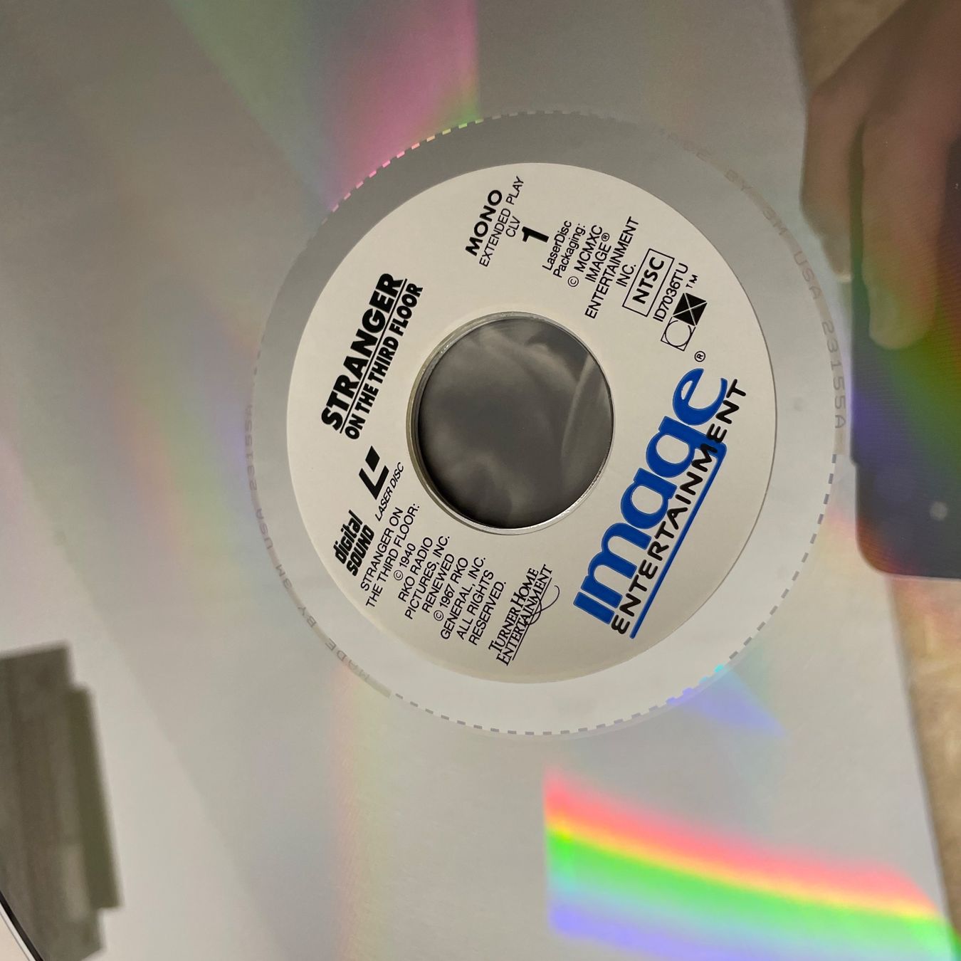Tutti i DVDs: Stranger On The Third Floor - LASER DISC - Englisch Original – Usato da Stans venduto da Brode 2