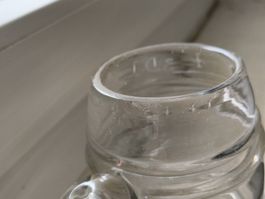 antikes Bier Henkel Glas AI 3dl Kreuz ev Appenzell
