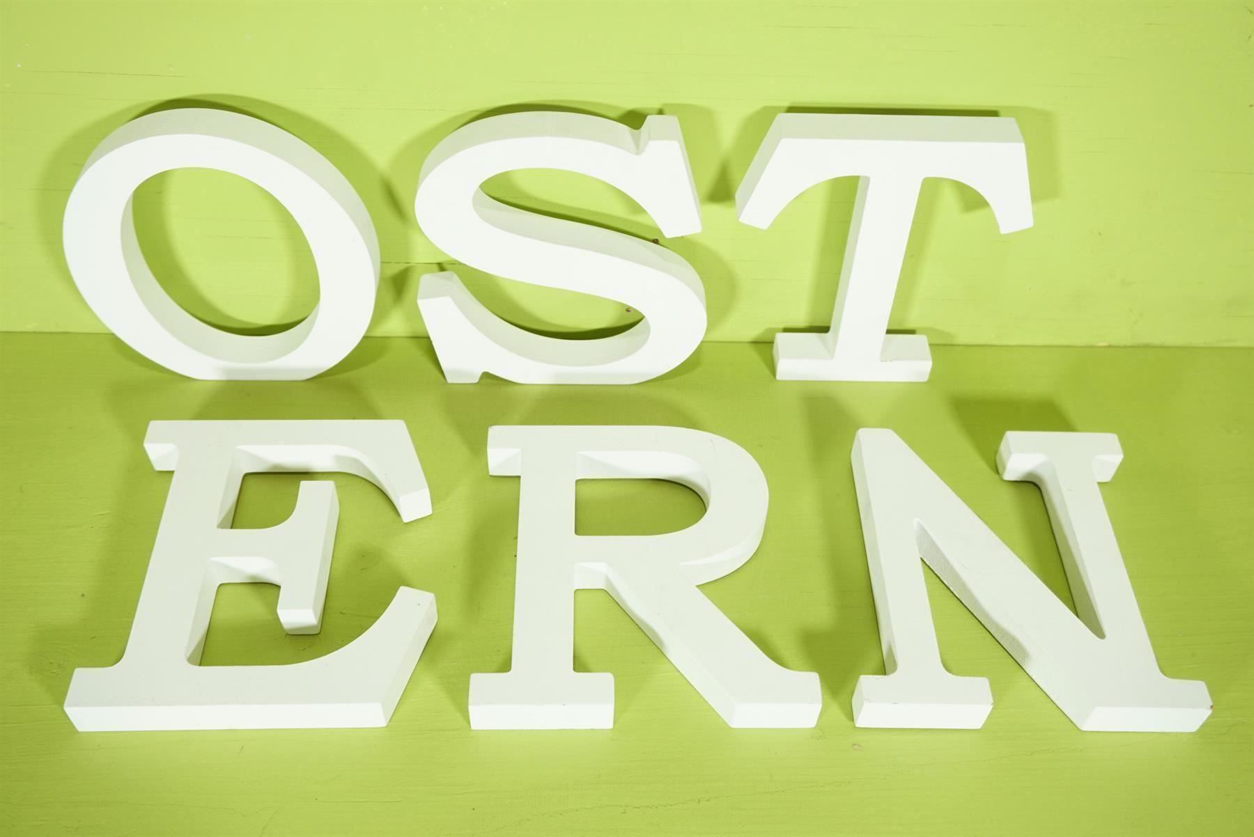 Tutte le decorazioni: 6 Deko Holz Buchstaben 15cm – Usato da Meggen venduto da Brockitare