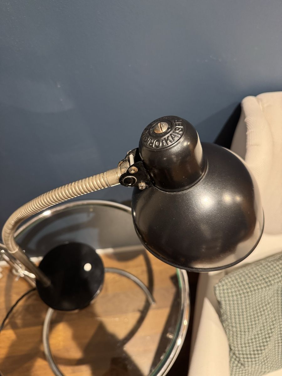 Lampade: Kaiser Idell Schwanenhalslampe, schwarz original – Usato da Schaffhausen venduto da Mano99 3