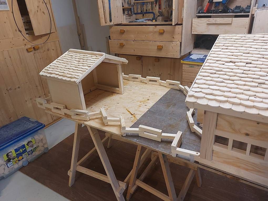 Giocattoli: Moderner Luxus Bauernhof aus Holz – Nuovo (secondo la descrizione) da Bätterkinden venduto da marzaeka 1