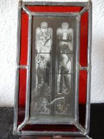 Antikes Glasbild mit christlichem Motiv