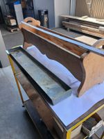 Blumentrog Holz mit Zinkeneinsatz Länge ca 85 cm.