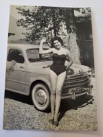 Foto Akt Frau Auto  B1