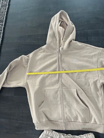 ALO YOGA Accolade Jogginghose & Kapuzenjacke (M)