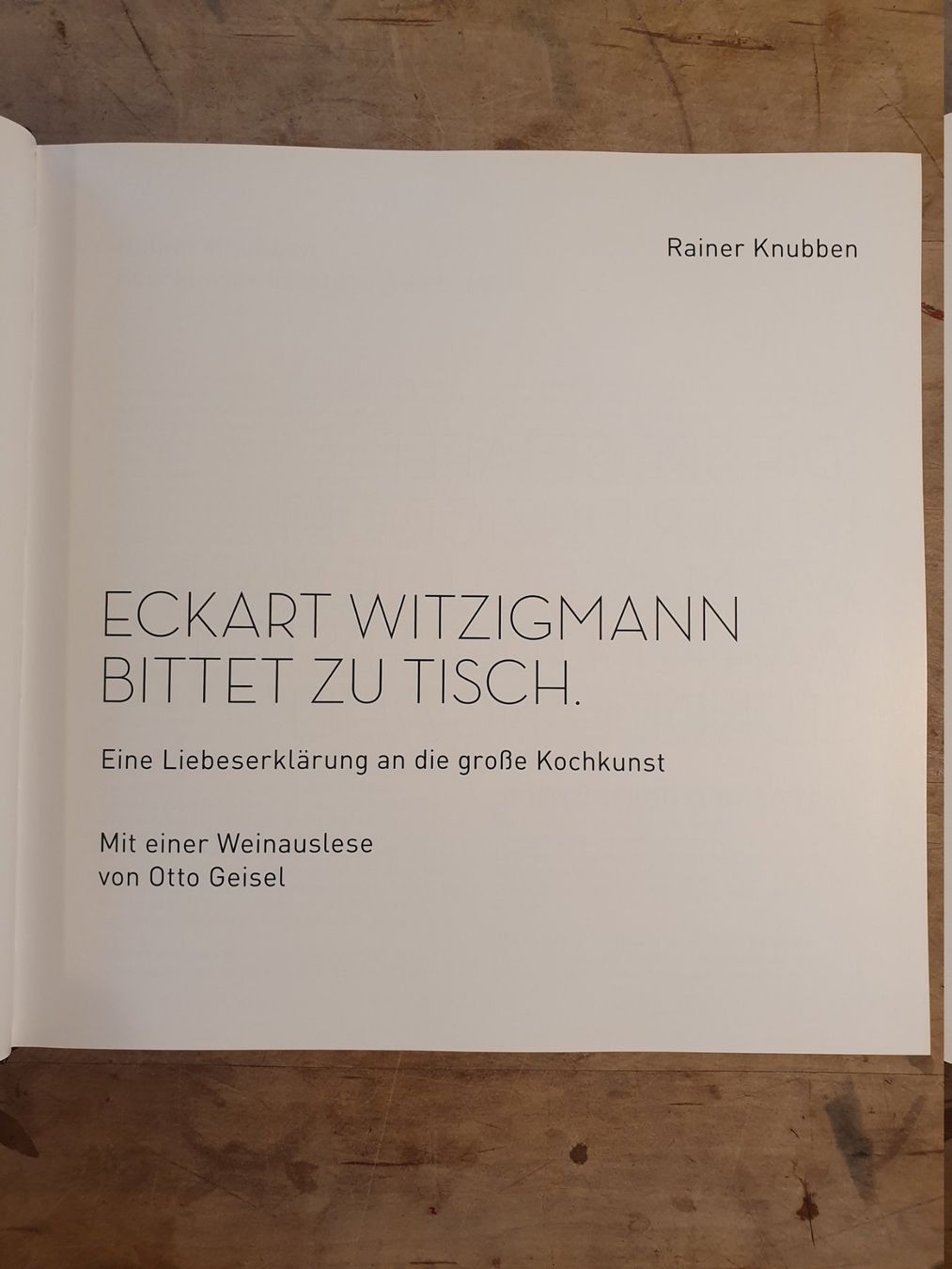 Libri: Bitte zu Tisch Eckart Witzigmann – Usato da Zürich venduto da loosebone 1