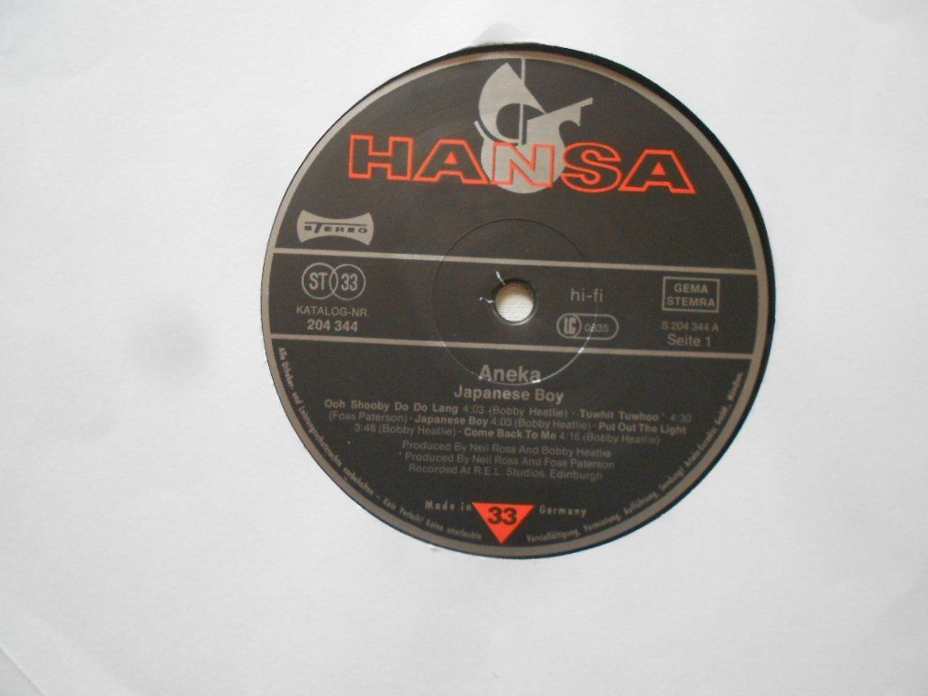 Vinyles: ANEKA  -  JAPANESSE BOY – D'occasion à Bex par Giorgiob 2