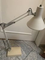 Vintage Design Tischlampe mit Federzug