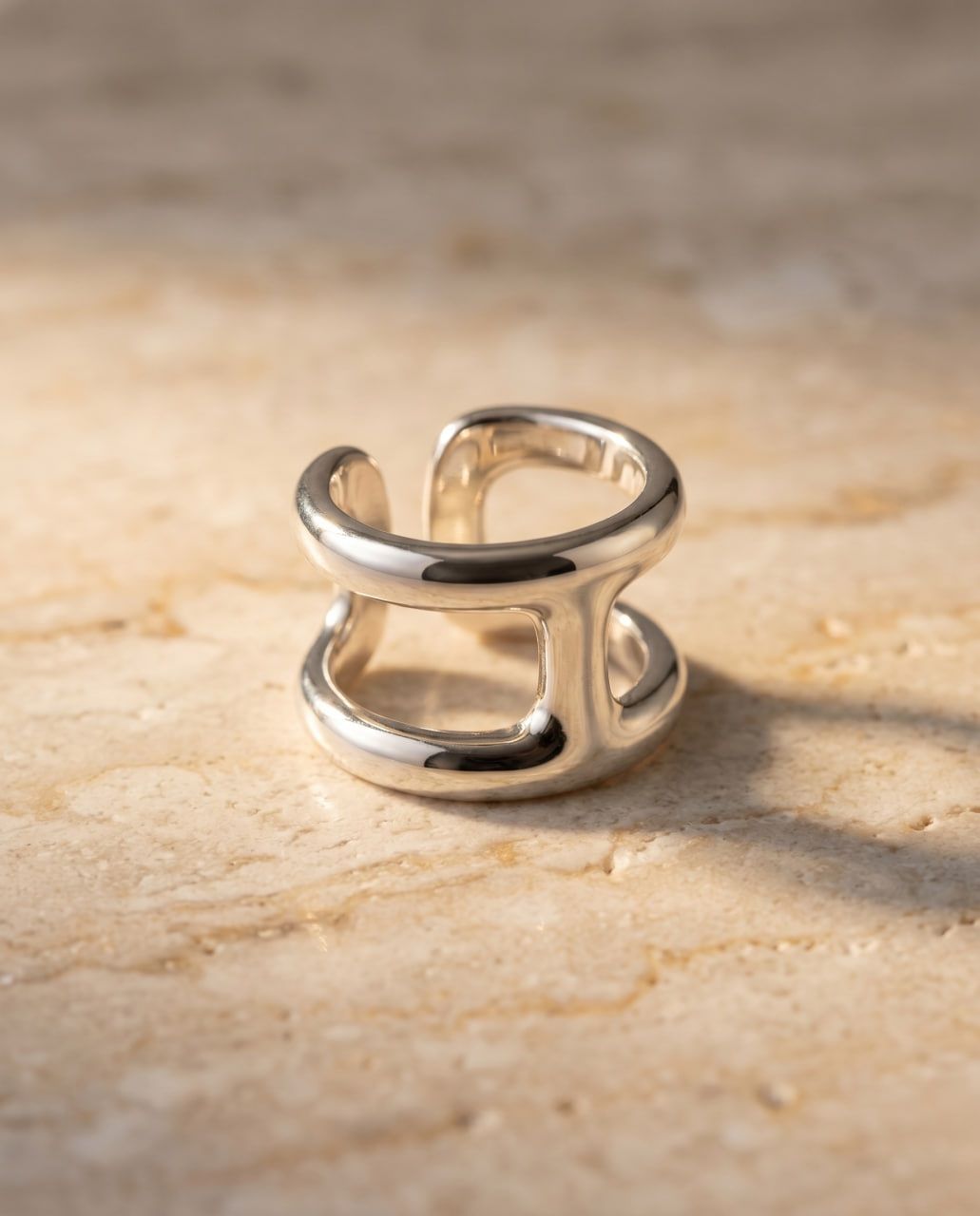 Hermès Anelli: Hermès silver ring Osmose – Nuovo (secondo la descrizione) da Lenzburg venduto da ann_bnc9 4