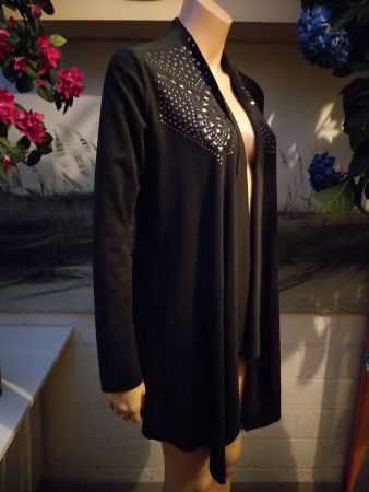 JEFF GALLANO Gilet long / lange Weste   Taille/Grosse 1