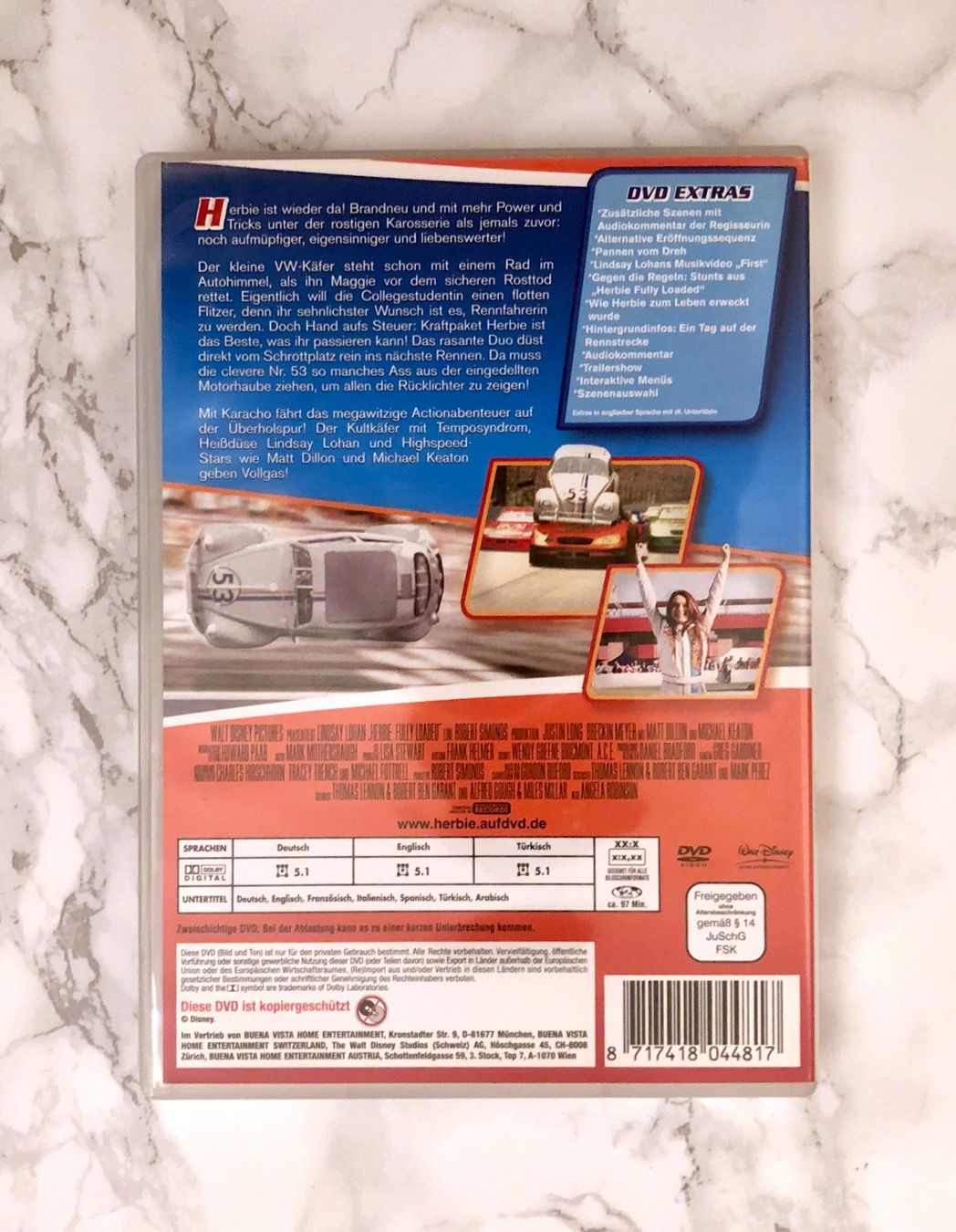 Alle DVDs: Disney DVD Herbie Fully loaded mit Lindsay Lohan – Gebraucht aus Berg am Irchel von  1