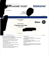 Openair Gampel 2 Tagespässe Donnerstag 20.08.2026 Wert 238