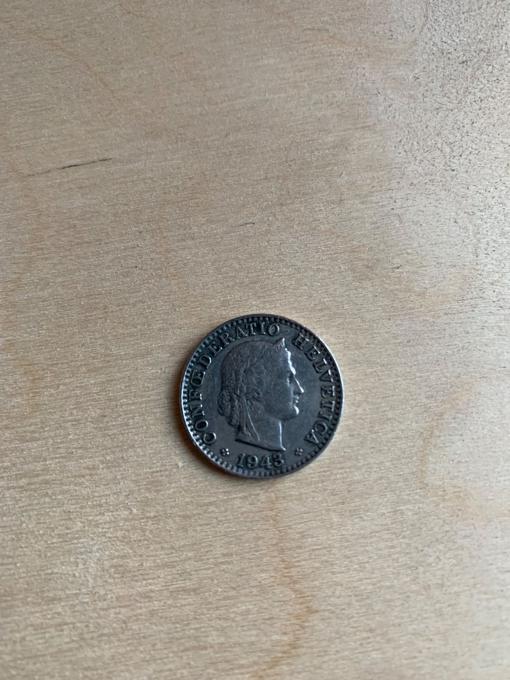Tutti le monete: 20 Räppler 1943 – Usato da Rudolfstetten venduto da medium02