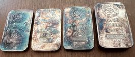 Silberbarren ARCOR SA Chiasso 3x50g 1x100g 999.0