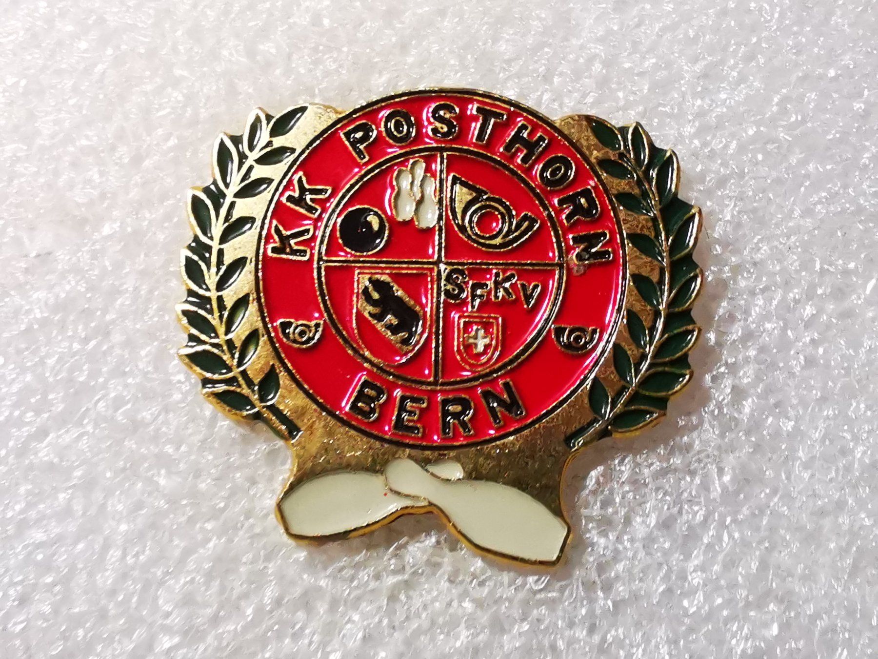 Placchette & Badge: Ansteckpin 89: PTT KK Posthorn Bern – Usato da Oppligen venduto da Pin-Fall-Shop